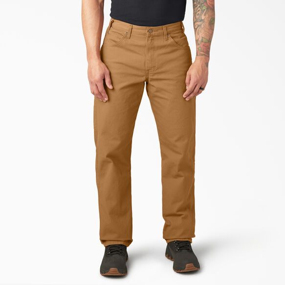 Relaxed Fit Heavyweight Duck Carpenter Pants - Rinsed Brown Duck &#40;RBD&#41;
