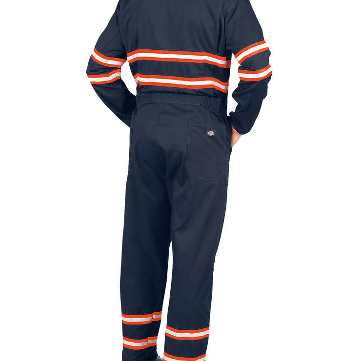 Enhanced Visibility Long Sleeve Coveralls - Dark Navy (DN) image number 1