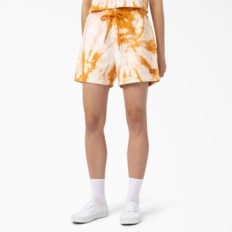 Women's Seatac Tie-Dye Shorts - Orange (OG9) image number 1