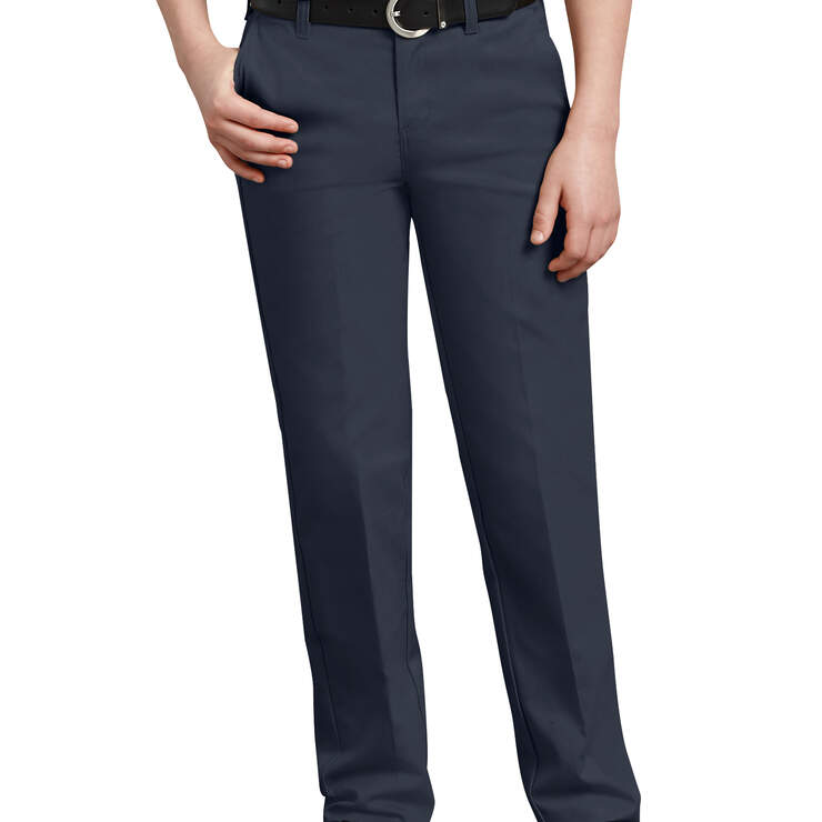 Boys' FlexWaist® Slim Fit Straight Leg Ultimate Khaki Pants, 4-7 - Dark Navy (DN) image number 1