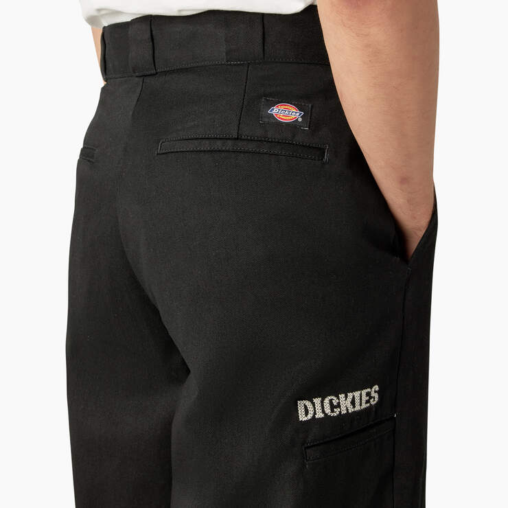 Wichita Embroidered Double Knee Pants - Black (BKX) image number 8