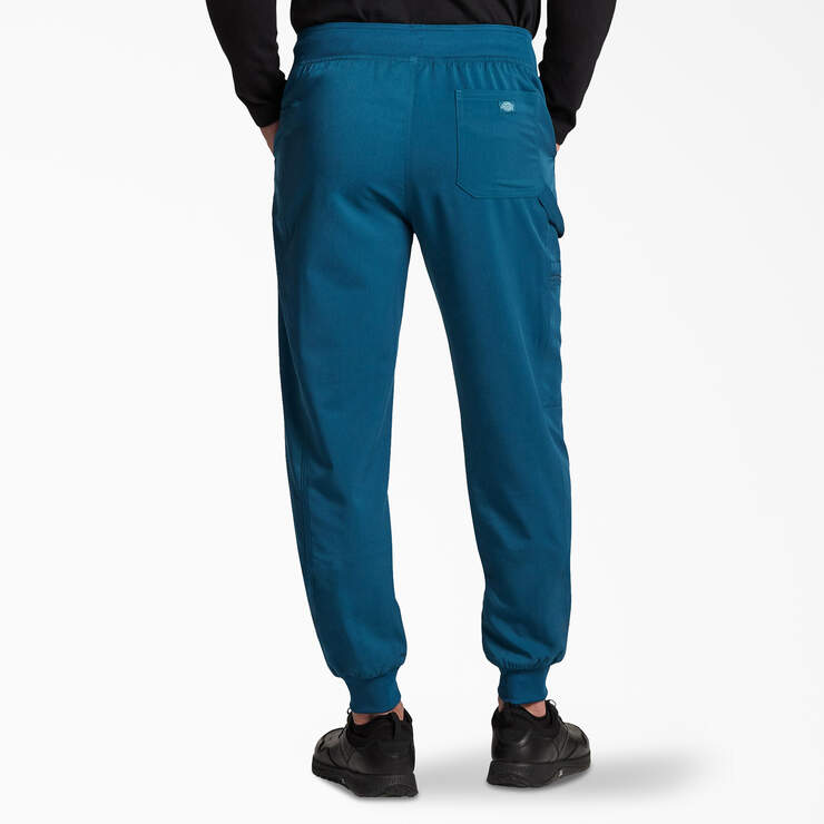 Men's Balance Mid Rise Jogger Scrub Pants - Caribbean Blue (CRB) image number 2