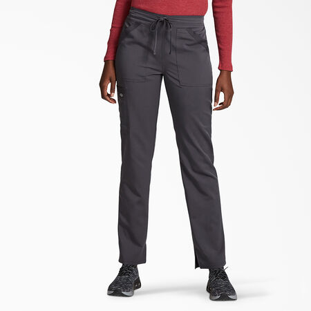 Women&#39;s Balance Tapered Leg Drawstring Scrub Pants - Pewter Gray &#40;PEW&#41;