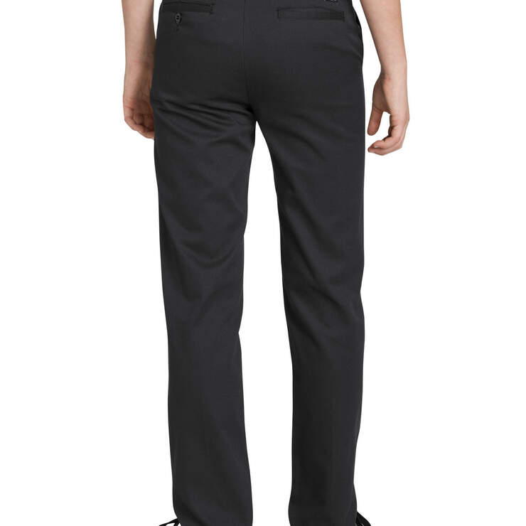 Boys' FLEX Slim Fit Taper Leg Flex Pants, 8-20 - Black (BK) image number 2
