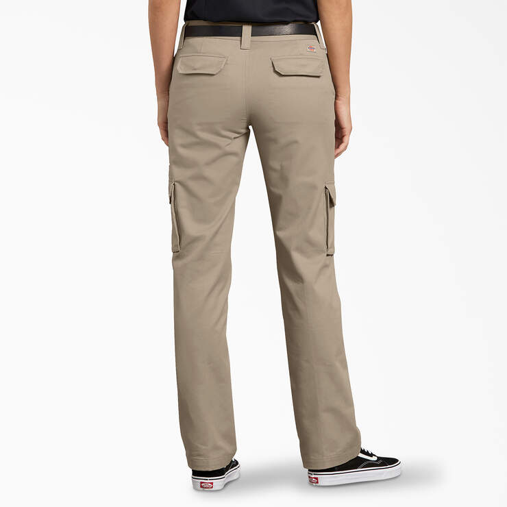 Women's FLEX Relaxed Fit Cargo Pants - Desert Sand (DS) image number 2