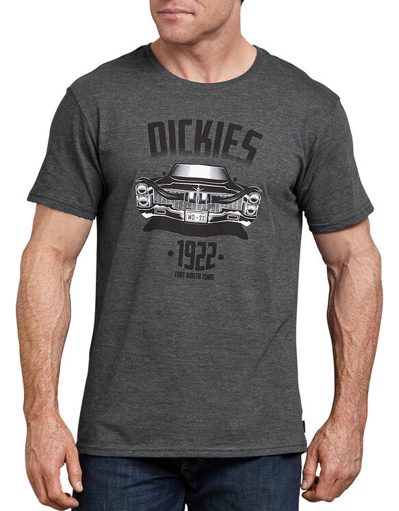 Slim Fit Dickies Caddy Graphic Tee - ATA CHARCOAL HEATHER (ACH)