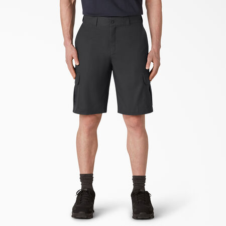 Cooling Active Waist Cargo Shorts, 11&quot; - Black &#40;BK&#41;