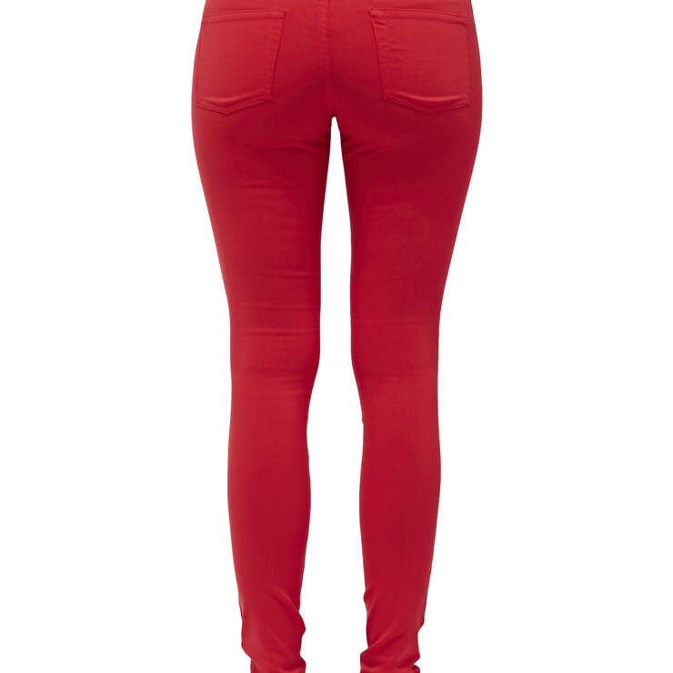 Dickies Girl Juniors' Ultimate Stretch Day to Night Pants - Red (RD) image number 2