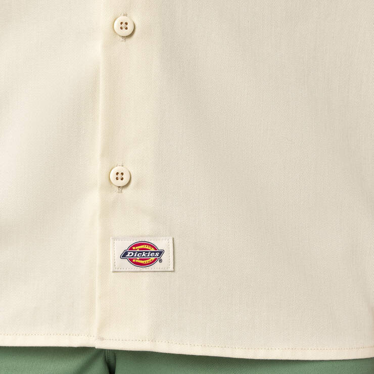 Short Sleeve Work Shirt - Stone Whitecap Gray (SN9) image number 7