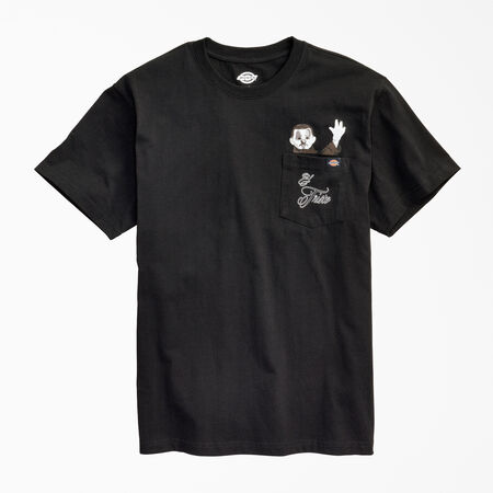 Estevan Oriol x Dickies El Triste Wave Short Sleeve T-Shirt - Black &#40;BK&#41;