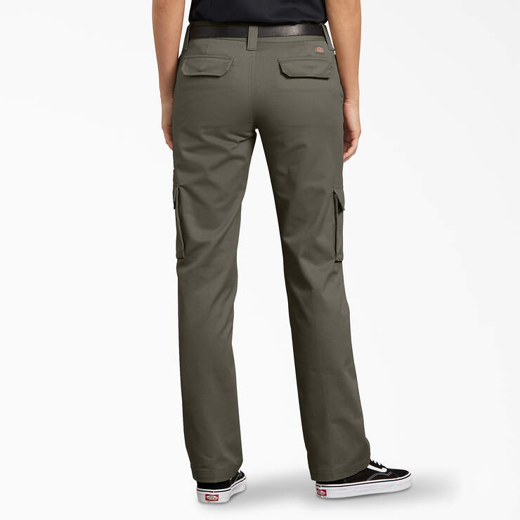 Women's FLEX Relaxed Fit Cargo Pants - Grape Leaf (GE) image number 2