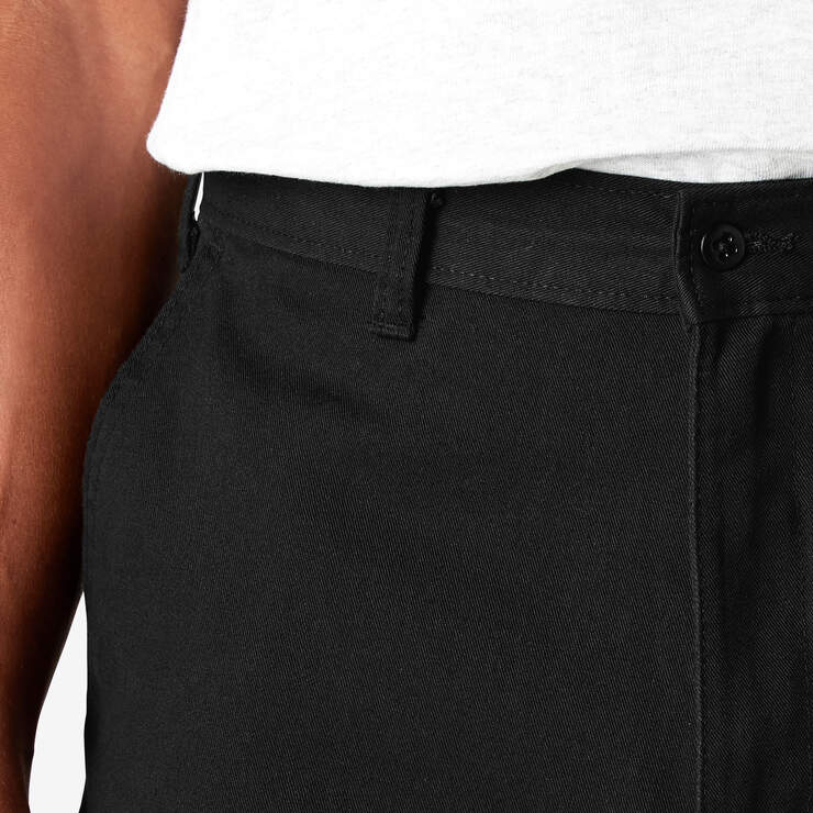 Loose Fit Cargo Pants - Rinsed Black (RBK) image number 8