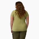 Women&#39;s Plus Cooling Short Sleeve Pocket T-Shirt - Fern Heather &#40;F2H&#41;