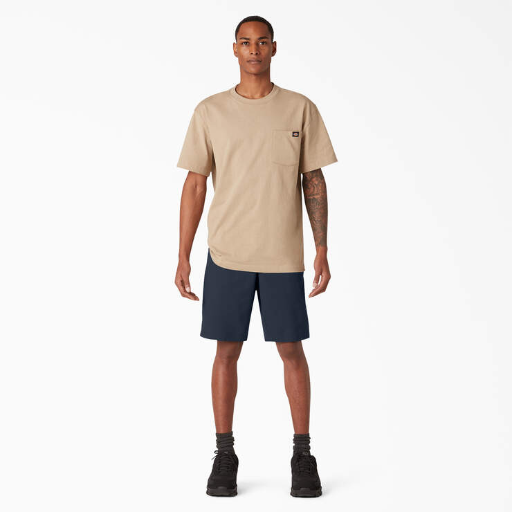 Cooling Active Waist Shorts, 11" - Dark Navy (DN) image number 7