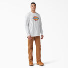 Tri-Color Logo Graphic Long Sleeve T-Shirt - White &#40;WH&#41;