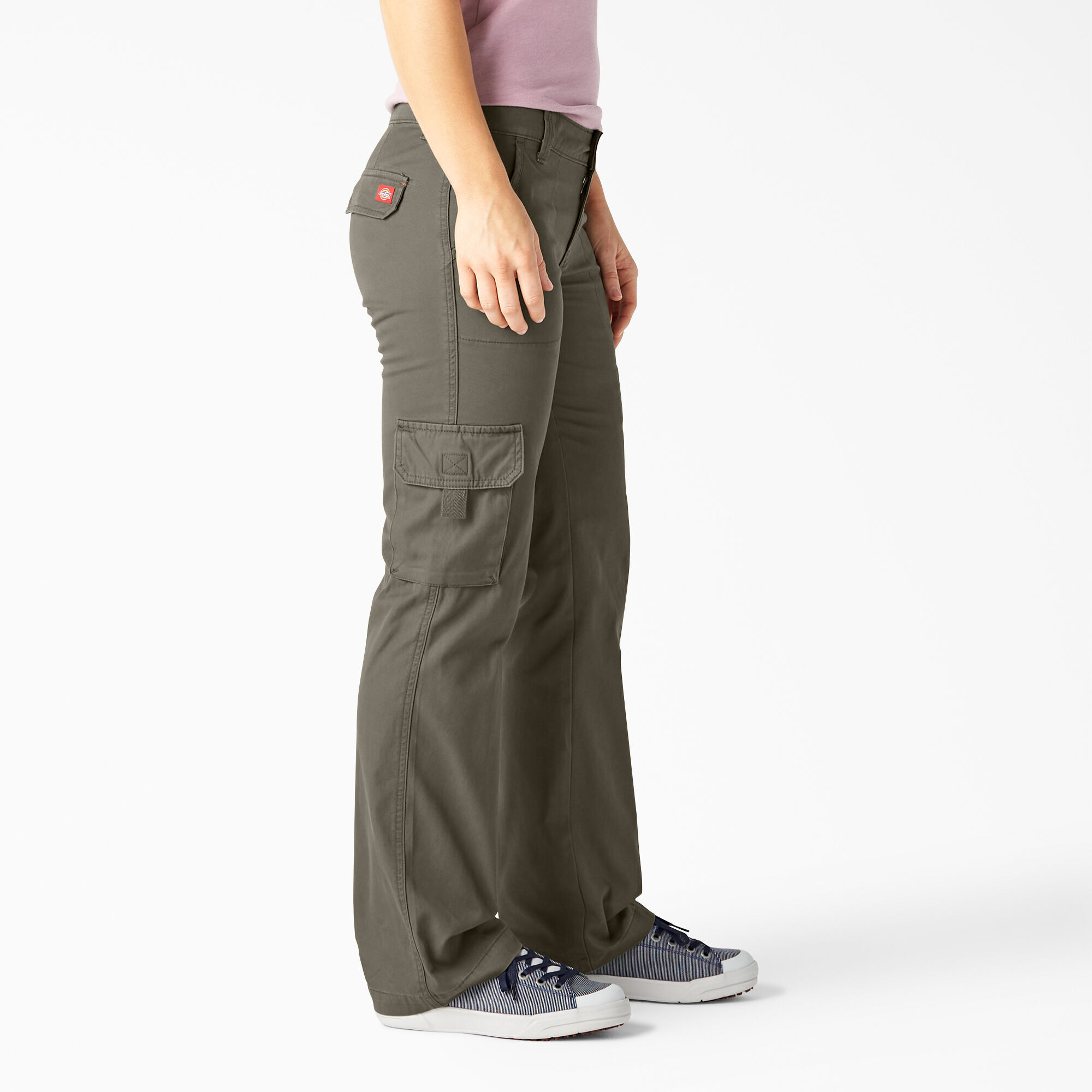 Women's Cargo Pants , Leaf Green 14