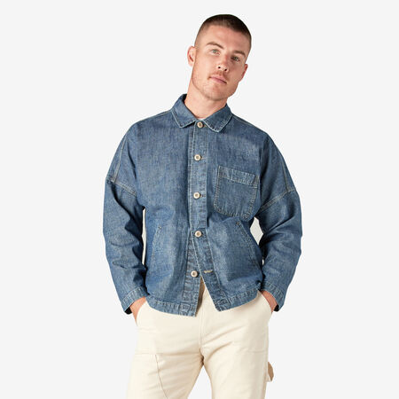 Dickies 1922 Drop Shoulder Shirt Jacket - Stonewashed Indigo Blue &#40;SNB&#41;