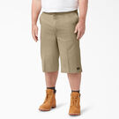 Loose Fit Multi-Use Pocket Work Shorts, 15&quot; - Khaki &#40;KH&#41;