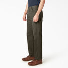Relaxed Fit Heavyweight Duck Carpenter Pants - Rinsed Moss Green &#40;RMS&#41;