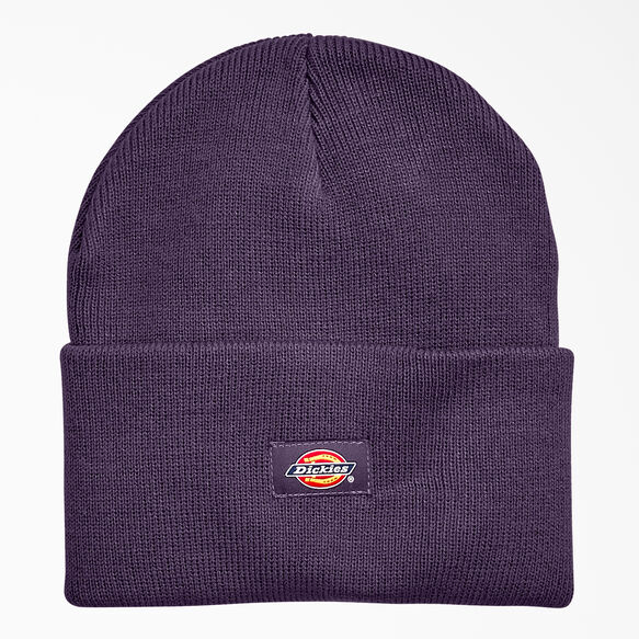 Cuffed Knit Beanie - Dusty Purple Heather &#40;ZU2&#41;