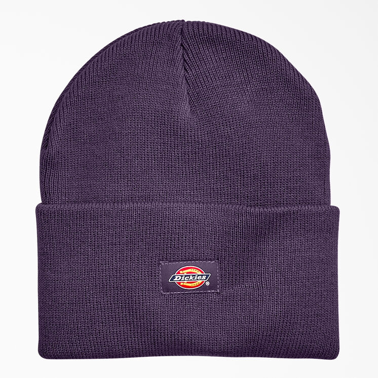 Cuffed Knit Beanie - Dusty Purple Heather &#40;ZU2&#41;