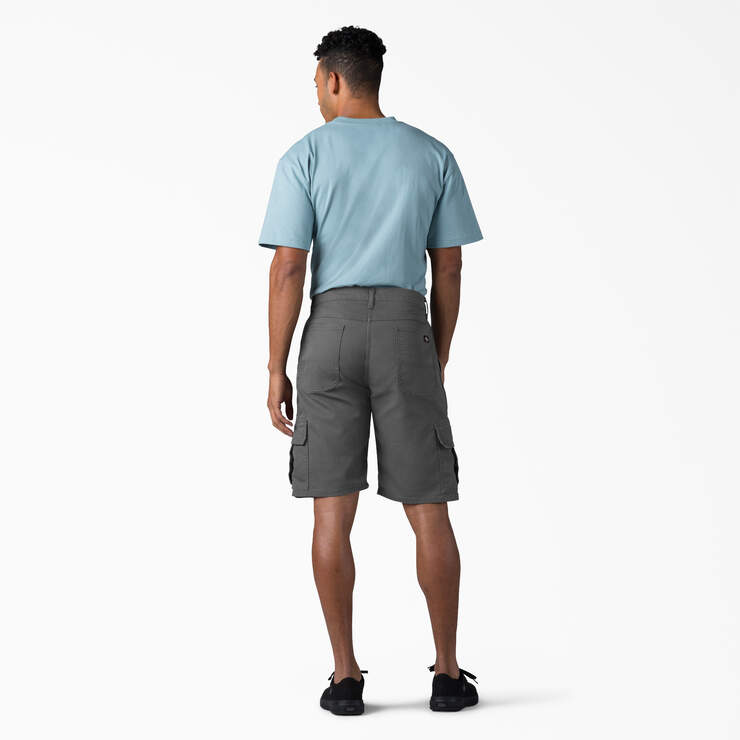 FLEX Relaxed Fit Duck Cargo Shorts, 11" - Stonewashed Slate (SSL) image number 5