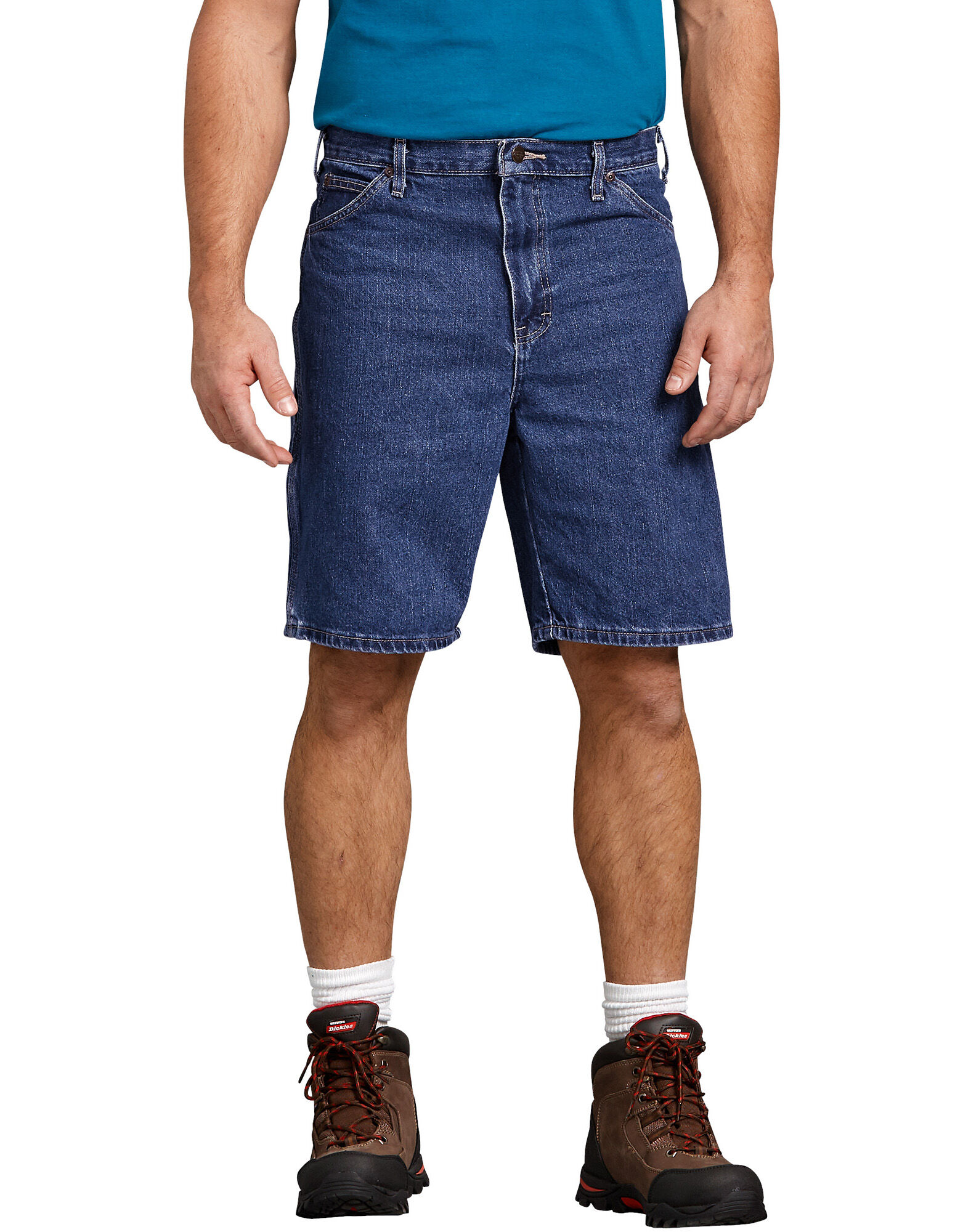 dickies denim carpenter shorts