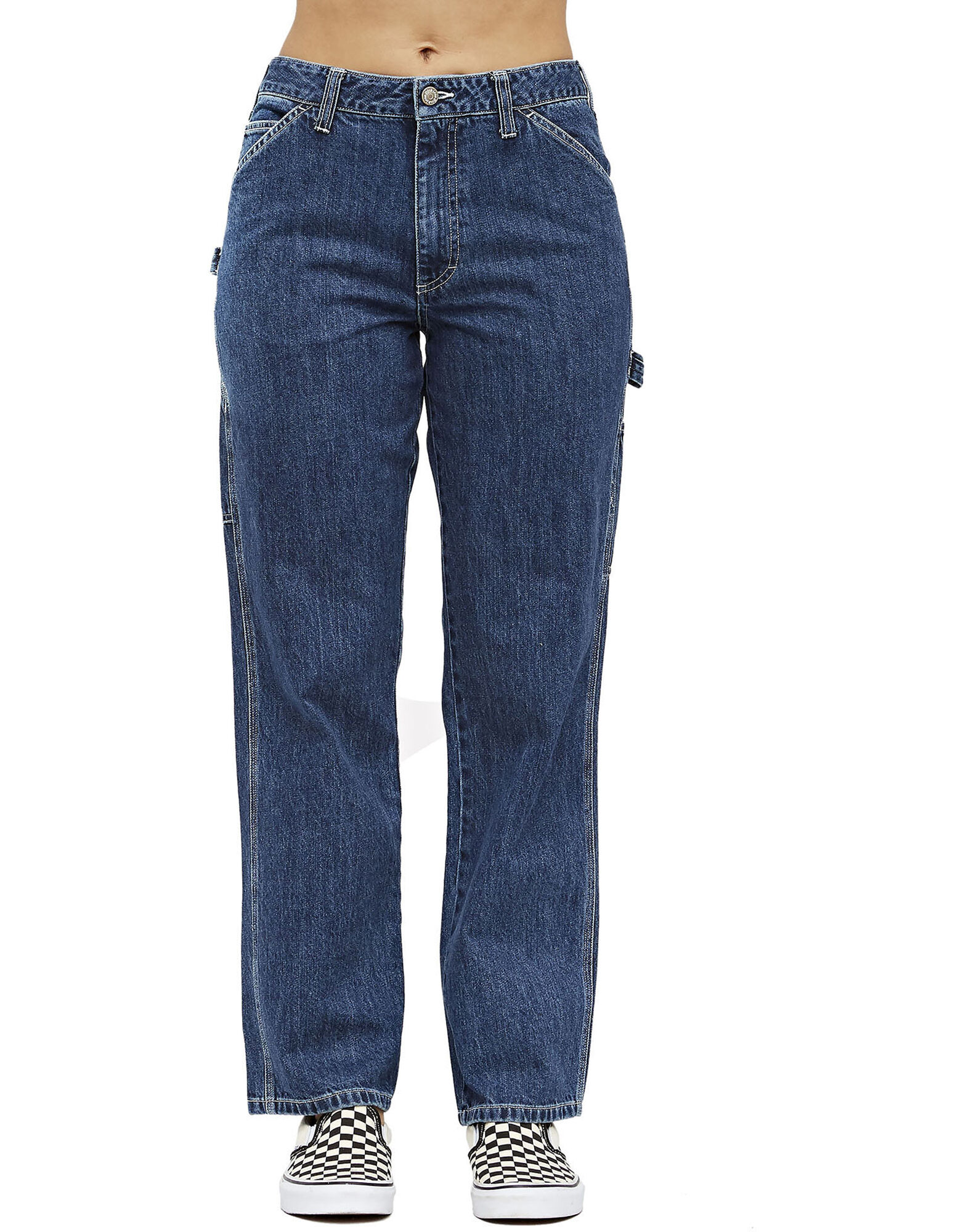 Dickies Girl Juniors Relaxed Fit Carpenter Jeans Dickies Girl