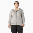 Women&#39;s Plus Heavyweight Full-Zip Hoodie - Heather Gray &#40;HG&#41;