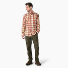 Cooling Long Sleeve Work Shirt - Copper/Brown Plaid &#40;C1W&#41;