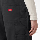 Women&#39;s Relaxed Fit Bib Overalls - Rinsed Black &#40;RBK&#41;