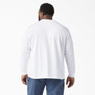 Heavyweight Long Sleeve Henley T-Shirt - White &#40;WH&#41;