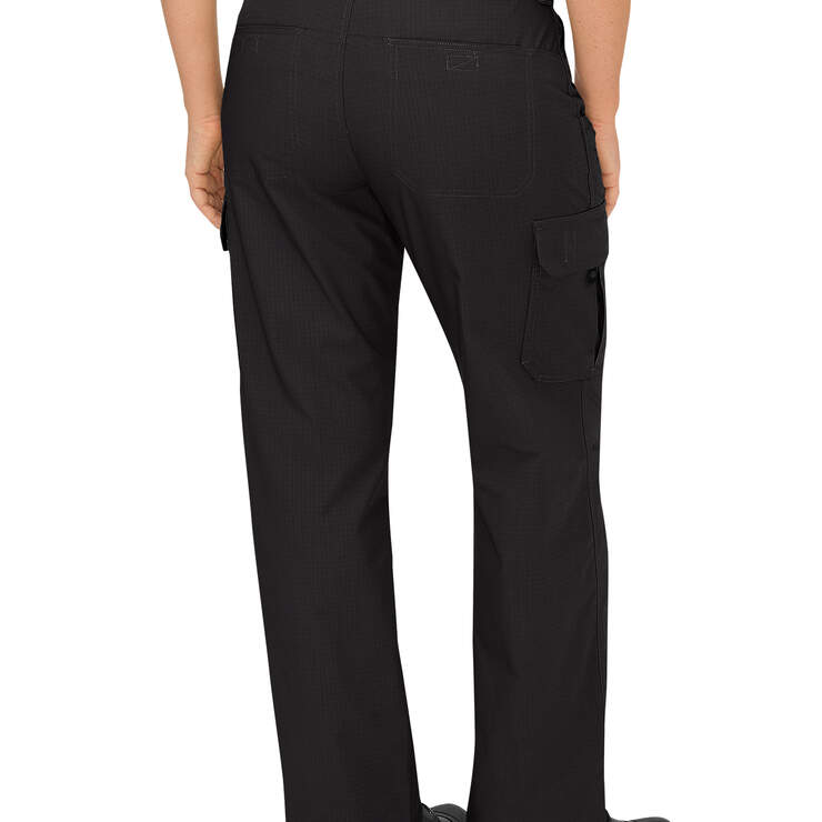 Women's Stretch Ripstop Tactical Pants - Black (BK) image number 2