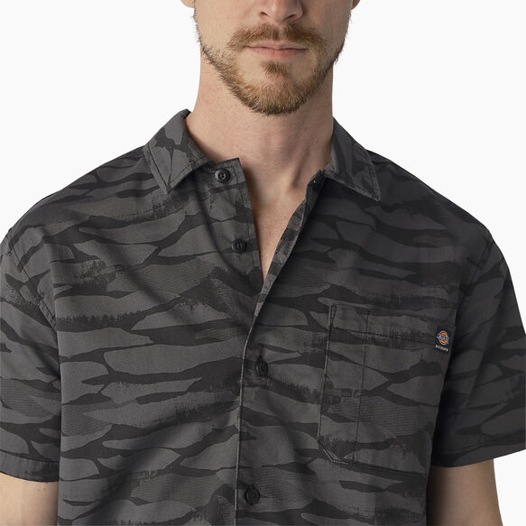 Dickies Skateboarding Cooling Relaxed Fit Shirt - Black Tonal Concrete Camo &#40;BNC&#41;