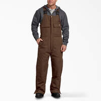 Sanded Duck Insulated Bib Overalls - Timber Brown (TB)