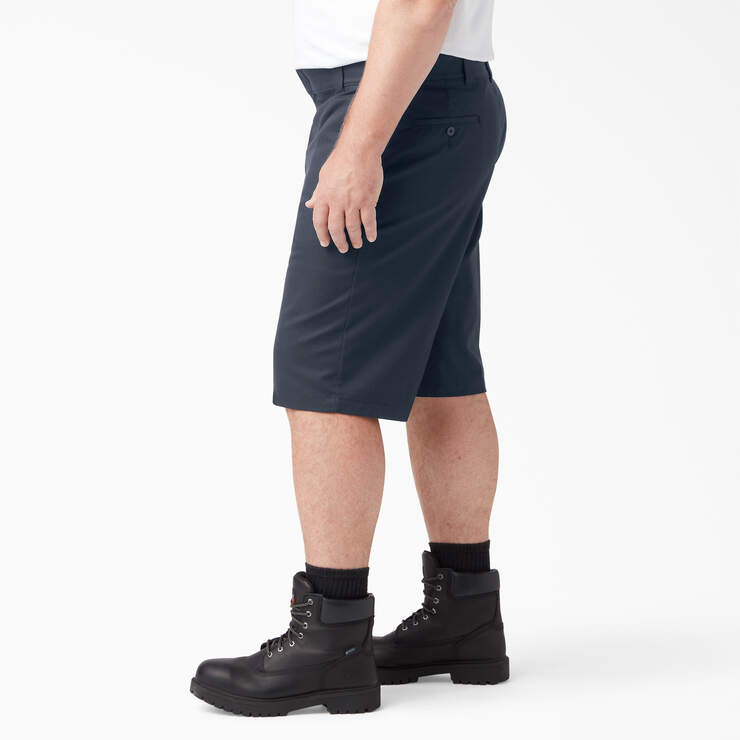 FLEX Cooling Active Waist Regular Fit Shorts, 13" - Dark Navy (DN) image number 6