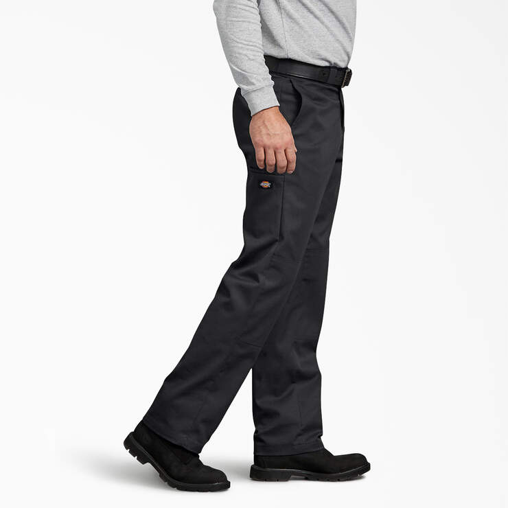 Dickies Men's Flex Double Knee Work Pant Loose Straight Fit, Black, 30W x  32L : : Clothing, Shoes & Accessories