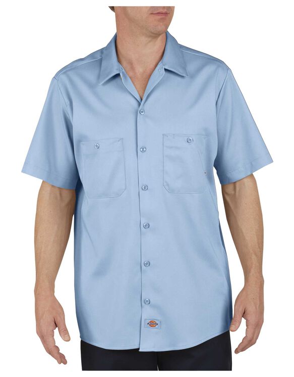 Short Sleeve Industrial Cotton Work Shirt | Mens Shirts | Dickies