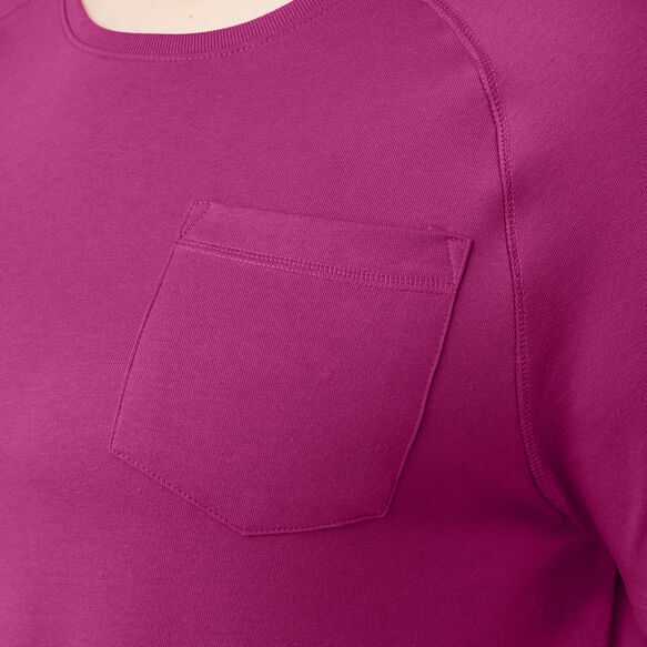 Women&#39;s Plus Cooling Short Sleeve Pocket T-Shirt - Festival Fuchsia &#40;F2F&#41;