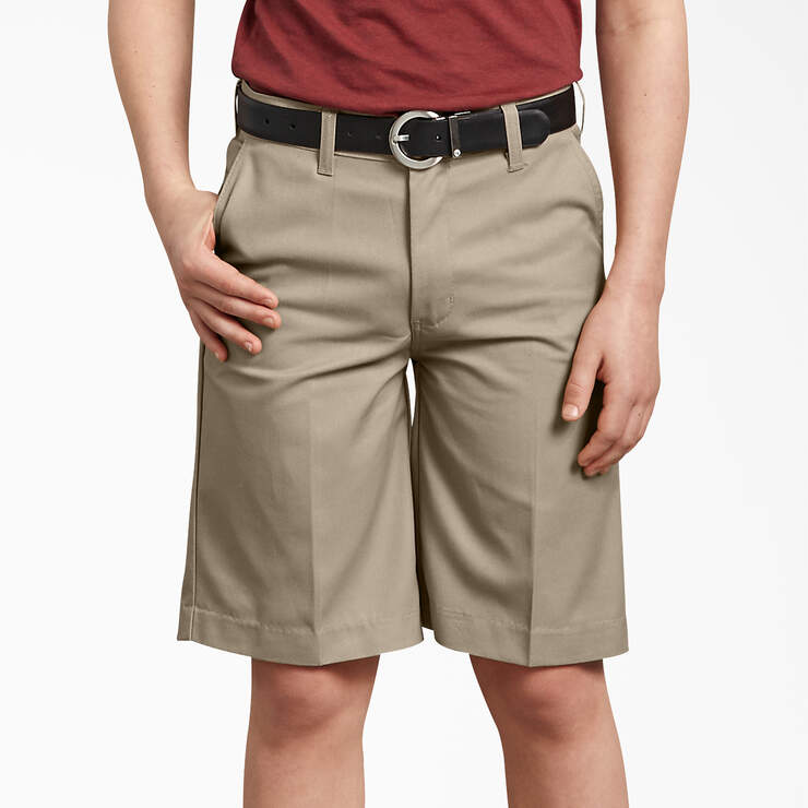 Boys' Husky Classic Fit Shorts, 8-20 - Desert Sand (DS) image number 3