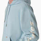 Water Repellent Sleeve Logo Hoodie - Clear Blue &#40;EU&#41;