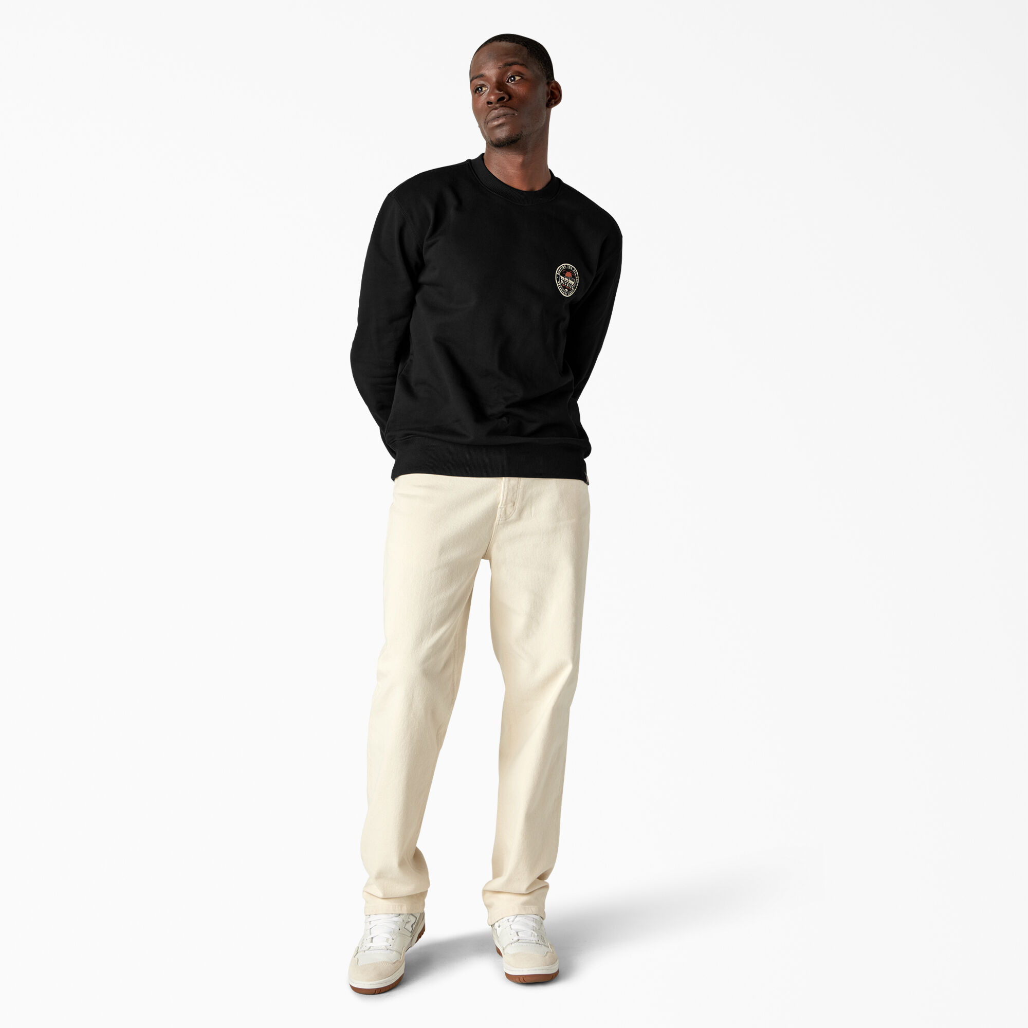Black sales graphic jumper
