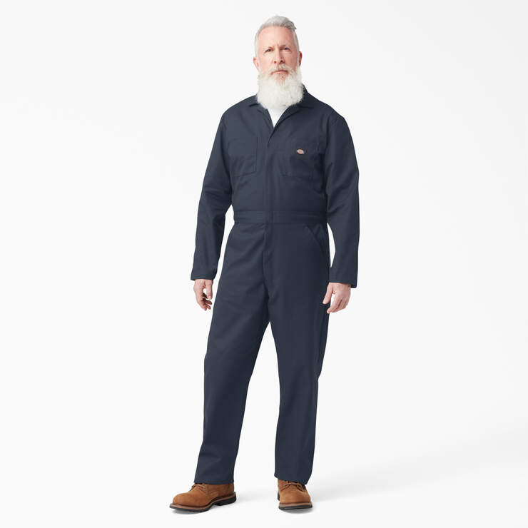 Long Sleeve Coveralls - Dark Navy (DN) image number 1
