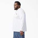 Long Sleeve Heavyweight Henley T-Shirt - White &#40;WH&#41;