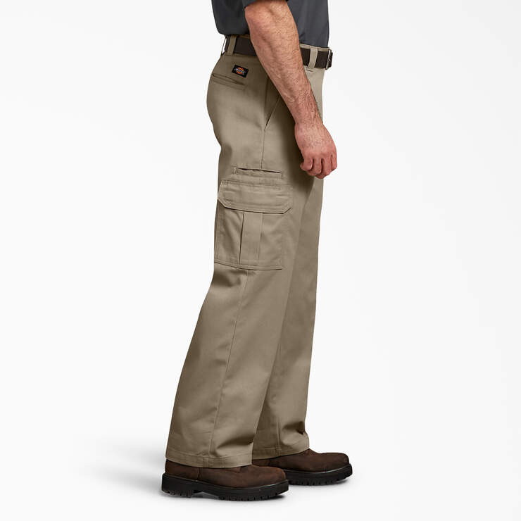 FLEX Relaxed Fit Cargo Pants - Desert Sand (DS) image number 3