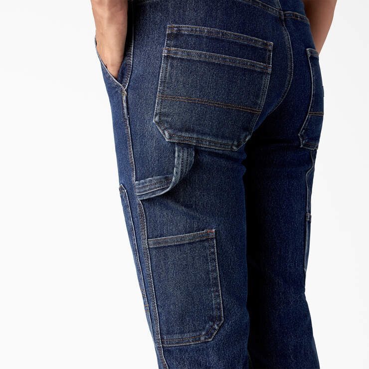 Women’s Regular Fit Work Jeans - Medium Blue (A1K) image number 6