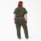 Women&#39;s Plus FLEX Cooling Temp-iQ&reg; Short Sleeve Coveralls - Moss Green &#40;MS&#41;