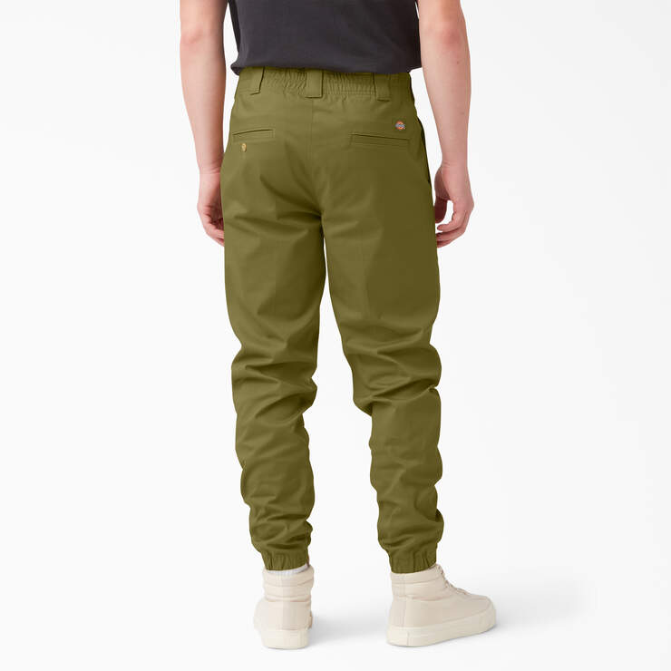 Twill Jogger Work Pants - Green Moss (G2M) image number 2