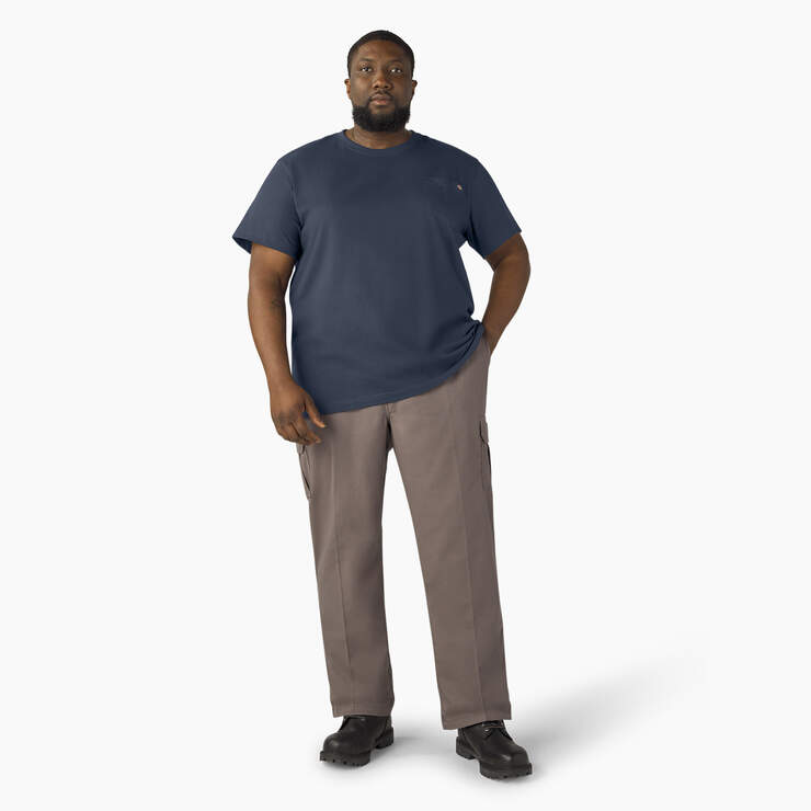 Lightweight Short Sleeve Pocket T-Shirt - Dark Navy (DN) image number 9