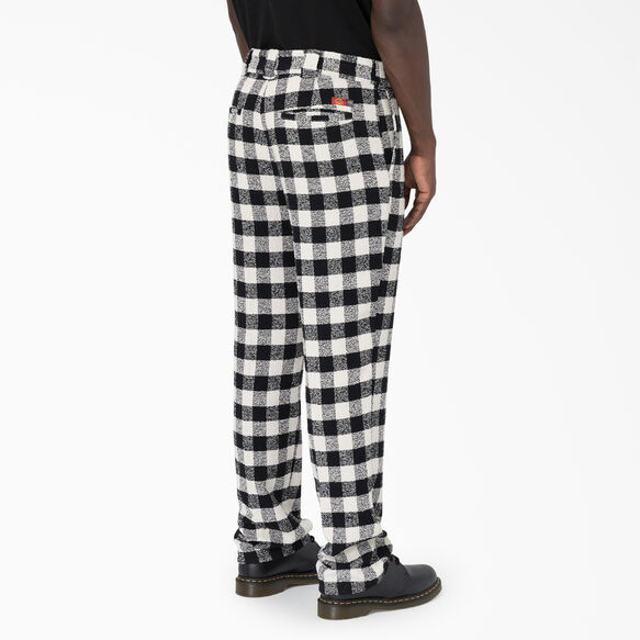 Opening Ceremony Relaxed Fit Tweed 874&reg; Work Pants - Black White Plaid &#40;AWP&#41;